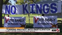 ‘No Kings’ events in Albuquerque focus on voting, not just protesting