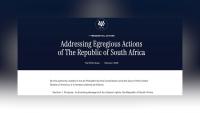 Suspended U.S. refugee admissions program has exception for white South Africans