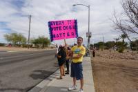 No Kings rally in Las Vegas coincides with first day of early voting