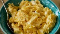 Scrambled eggs will be softer and creamier when you add 1 ingredient before cooking