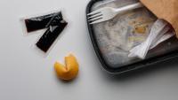 Customer opens fortune cookie from takeout, finds pharmaceutical ad instead of fortune