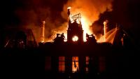 143 years of history in ruins as France erupts in protests: Historic town hall burns amid chaos