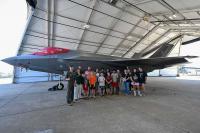 Sebastian County 4-H Members Get Up Close With F-35 During Educational Aviation Tour