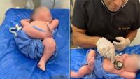 Egyptian Newborn’s ‘Chill’ Pose Has The Internet Convinced He Has Life Figured Out (WATCH)