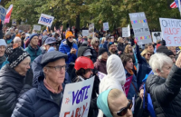 Massachusetts Sen. Warren Joins Troy Jackson, Hannah Pingree at Portland Rally