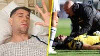 Chelsea’s Emi Martinez shares update from hospital bed after sickening head injury