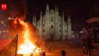 France's unrest spills across borders as protests turn violent in Belgium, Italy