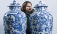 Pair of Chinese imperial 'soldier' vases worth £150,000 that have stood in country home for decades go on auction