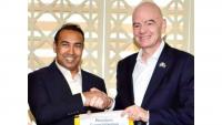 FIFA President Infantino meets BFF officials during Dhaka stopover