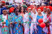 Subsidy removal: First Lady unveils 50 CNG buses, N1bn fund for 5,000 Edo women
