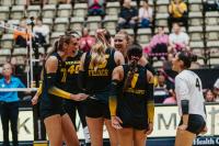 Mizzou volleyball defeats Mississippi State in a three-set match