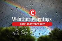 Weather warnings: Severe storms, damaging winds and fire for Monday