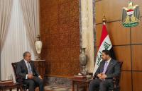 Egyptian FM meets top Iraqi leaders in Baghdad, announces November Cairo visit for Iraqi PM