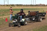 U of S Sled Dogs quarter-scale tractor team test out designs at Warman area farm