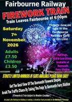 Welsh miniature steam railway to run Firework Train