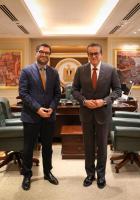 Egyptian health minister discusses childhood cancer, pandemic accord with WHO chief candidate