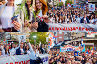Large gathering in Kruševac: Vučić addresses a packed Kosovo Heroes' Square PHOTO