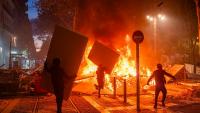 France Burns: Palestinian Flags Fly Over France’s Republic Statue As Riots Rock The Country