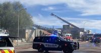 Crews battle fire at vacant Colorado Springs building, no one hurt