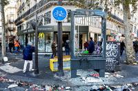 France counts cost of violent protests, as 1,800 arrested
