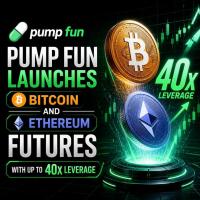 Pump Fun Launches Bitcoin And Ethereum Futures With Up To 40X Leverage