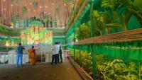 In coal-polluted Dhanbad, Durga Puja pandal uses 1 lakh plants to spread green message