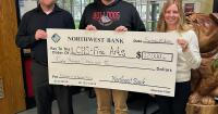 Northwest Bank makes donation to Le Mars High School