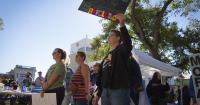 Demonstrators gather for No Kings: Early Vote Rally ahead of midterm elections