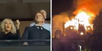 Macron dances with wife Brigitte at Celine Dion concert while France burns