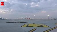 Foreign object on runway delays plane landing