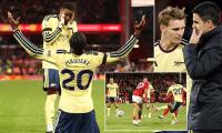 Where once we had Arsene Wenger's Invincibles, we now endure Mikel Arteta's Unwatchables. Arsenal may have got the job done against Nottingham Forest, but it was scruffy not stylish, writes TOM COLLOMOSSE
