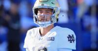 Notre Dame quarterback CJ Carr fumbles on mishandled spike to ruin Irish 2-minute drill