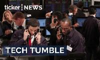 Stocks closed lower as tech struggles continued