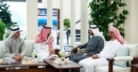 President Sheikh Mohamed meets Saudi Arabia's Minister of Defence