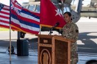 Passing the colors: Inigo gives final salute to 103rd Troop Command Soldiers