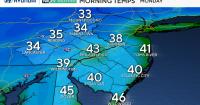 Monday starts chilly to kick off a sunny week in Philadelphia area. Here's the weather forecast.