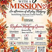 Mahj With a Mission to Benefit Harvest Food Pantry in Jasper