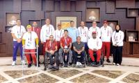 QOC Secretary General meets Team Qatar delegation at Asian Para Games