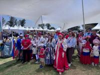 Russian Embassy in Zimbabwe presents stand at charity bazaar in Harare