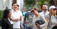 Liechtenstein PM explores Hanoi's Hoan Kiem Lake, enjoys local ice cream