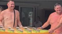 Newcastle man uses lilo trick to cut trips to all-inclusive bar in Greece