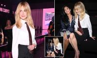 Nicole Kidman left red-faced in the front row of the Victoria's Secret Fashion Show as they play raunchy song about her
