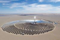 Sustainability in China: a city is powered solely by renewable energy in the middle of the Gobi Desert