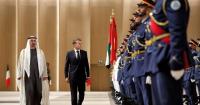 President Sheikh Mohamed receives Macron in Abu Dhabi
