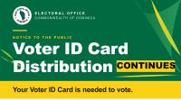 Dominica Electoral Office continues national voter ID card distribution