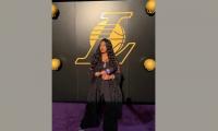 Singer Varshini Muralikrishnan Takes Center Court At Los Angeles Lakers Game