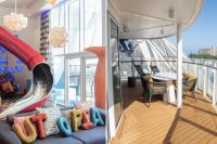Which cruise ships offer the best family suites?