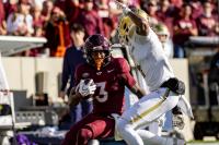 Virginia Tech’s Que’Sean Brown, a transfer from Duke, ‘makes things a lot easier’ for Hokies’ offense