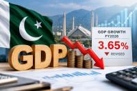 Pakistan’s GDP Growth Revised Down to 3.65% in FY2026