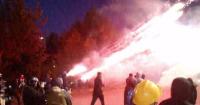 Protesters throw petrol bombs at police in Tirana